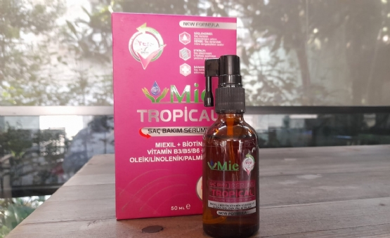 Serum Mie Tropikal Per Kujdesin E Flokeve Per Femra Me Mixili dhe Biotine, Serum Mie Tropikal Per Femra, Serum Mie Tropikal Per Floket, Serum Tropikal Lekuren E Kokes, Serum Tropikal Floke Demtuar, Serum Mie Tropikal Per Rrenje